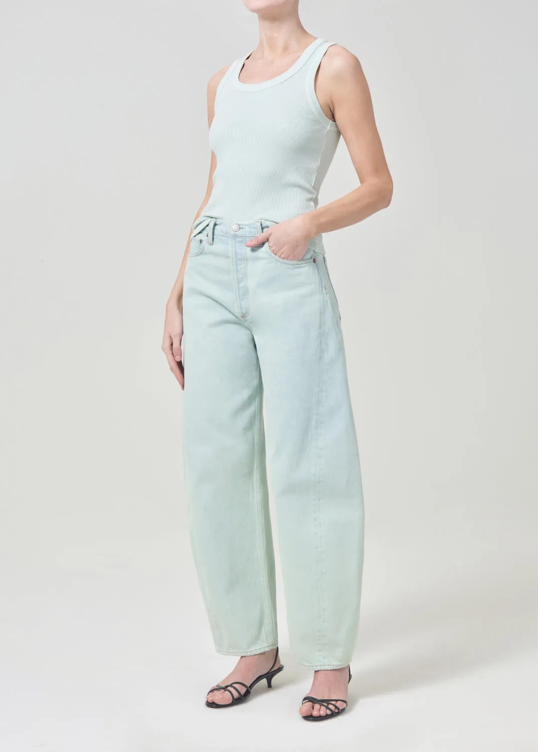 Poppy Tank in Mint sold by Agolde product image thumbnail 5
