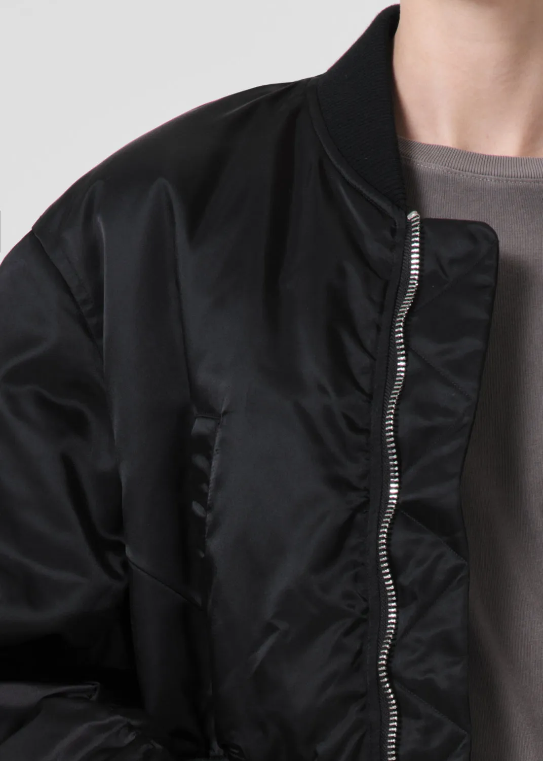 Shoreditch Ski Club x AGOLDE Jett Bomber Jacket in Black sold by Agolde product image thumbnail 5
