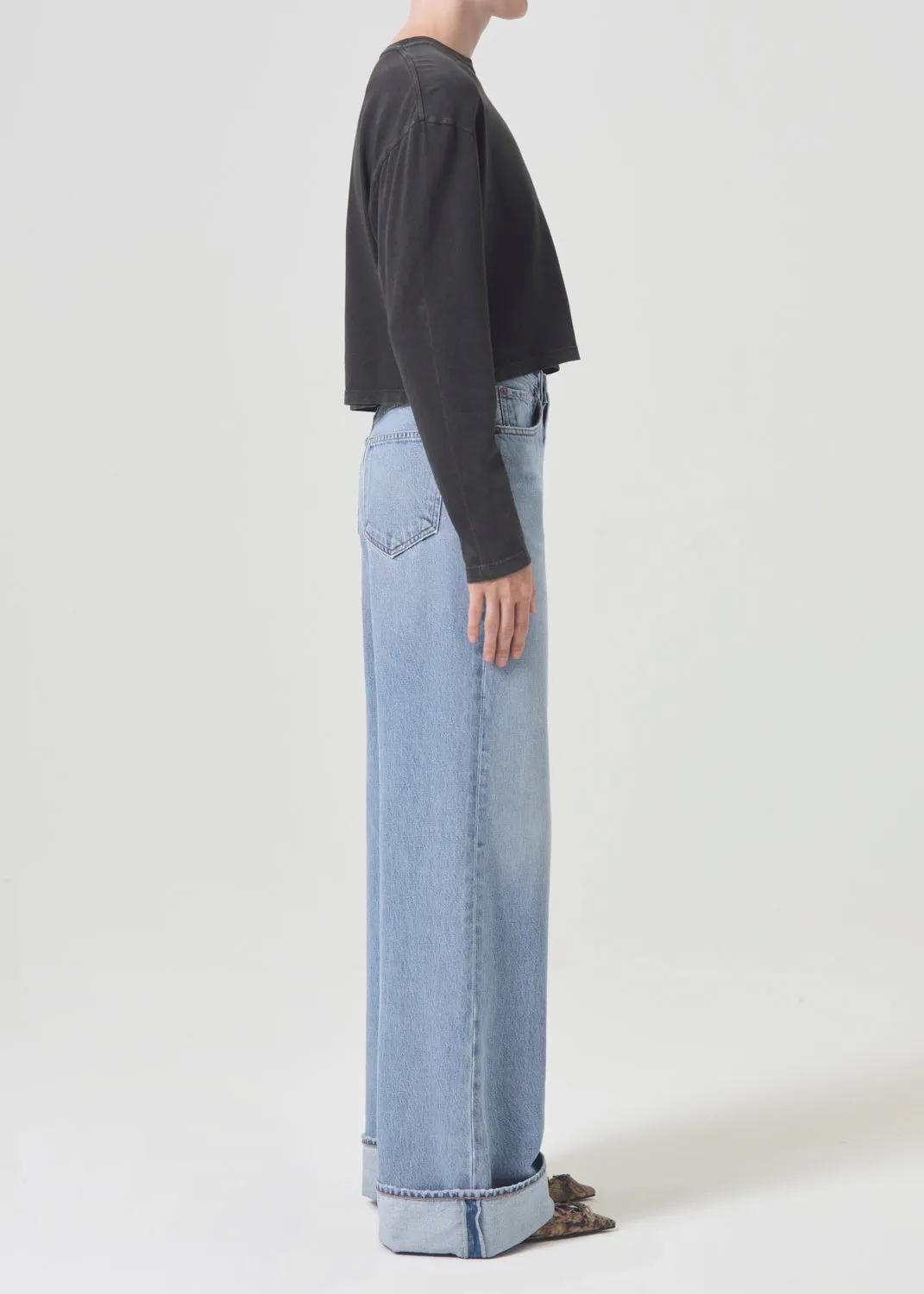 Mason Crop Tee in Fracture sold by Agolde product image thumbnail 4