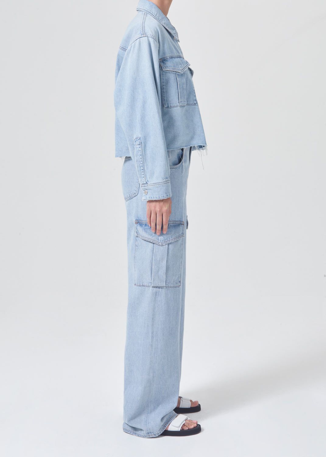 Nyx Denim Shirt in Realm sold by Agolde product image thumbnail 3