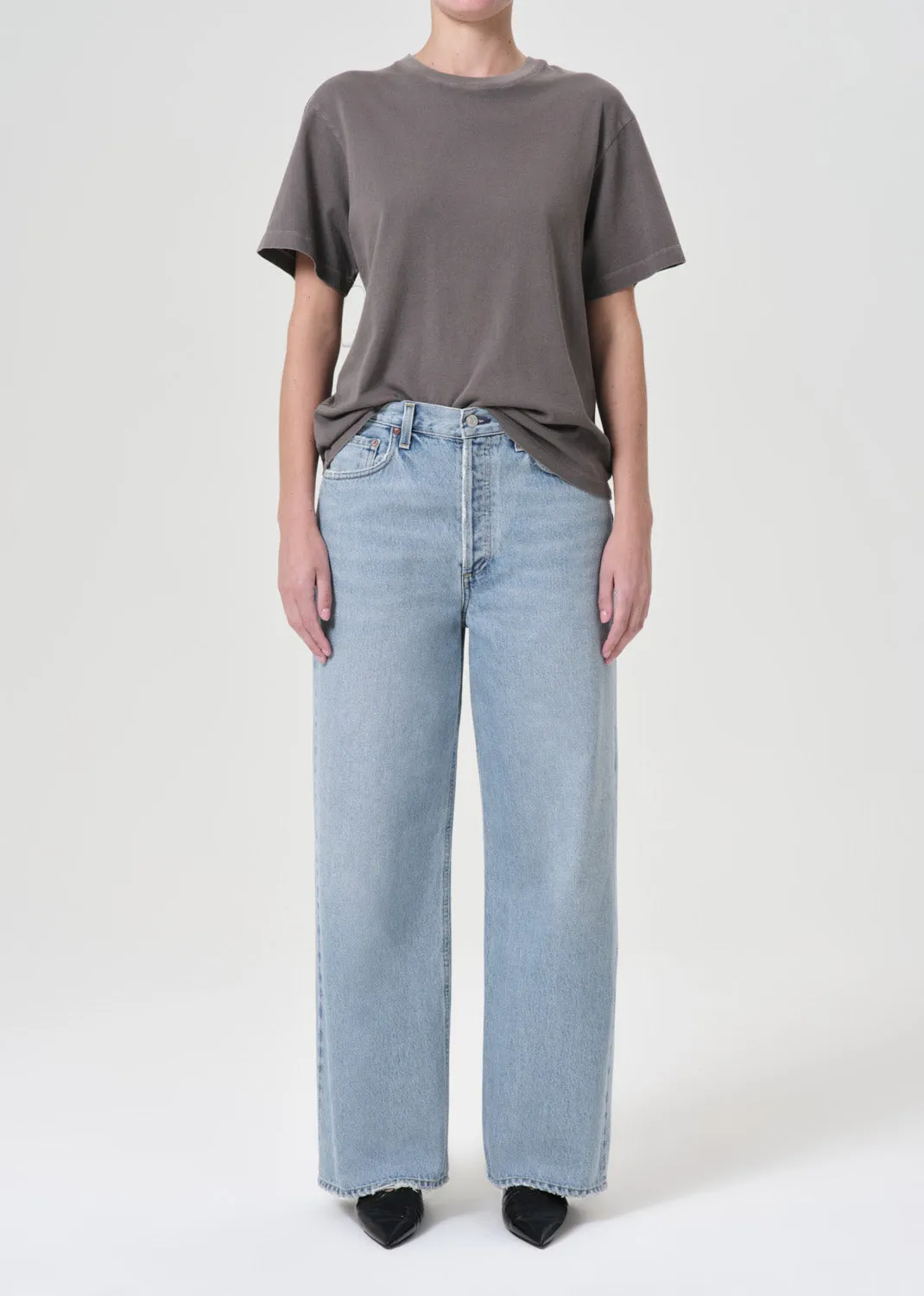 Low Slung Baggy 30.5" in Force sold by Agolde