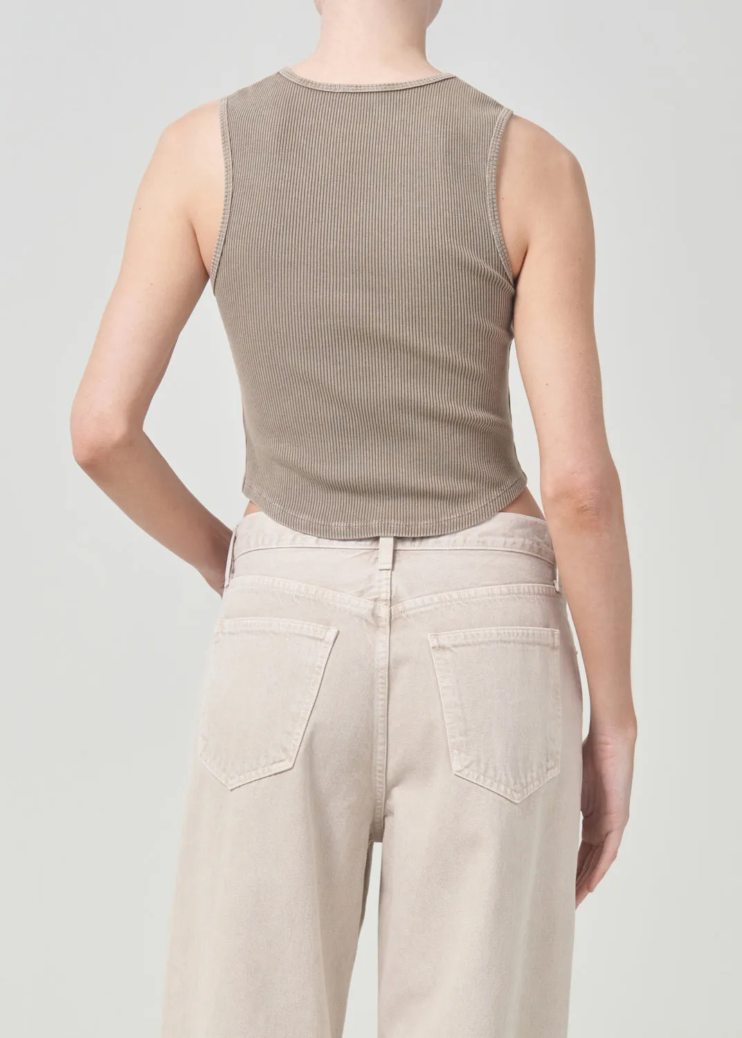 Nova Tank in Trail sold by Agolde product image thumbnail 3