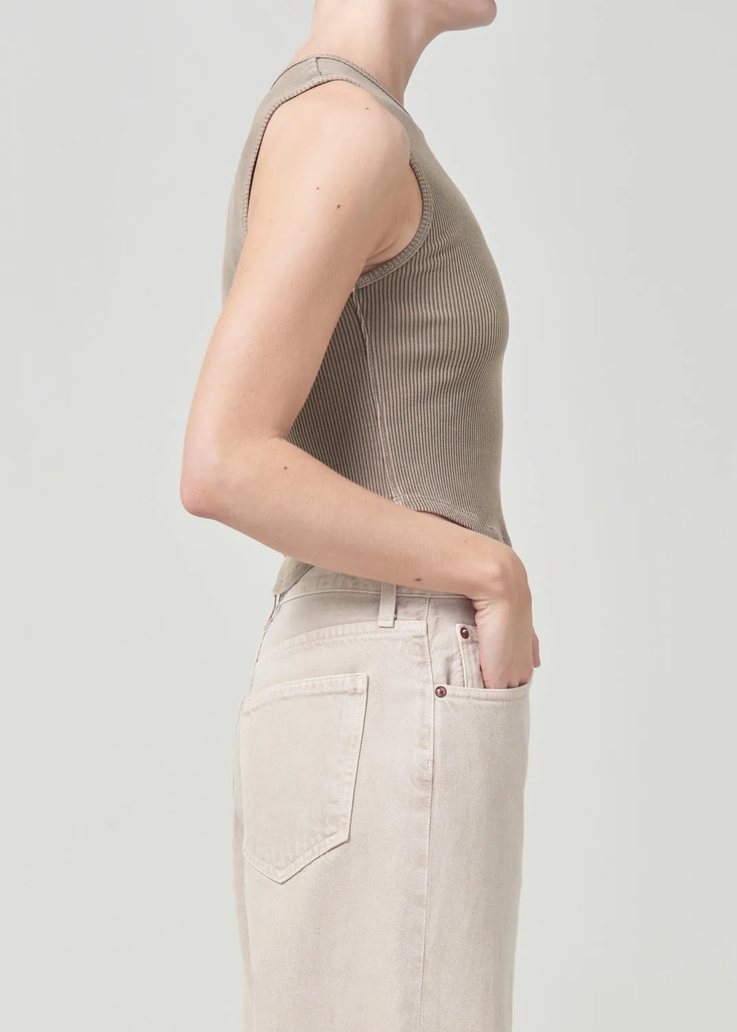 Nova Tank in Trail sold by Agolde product image thumbnail 2