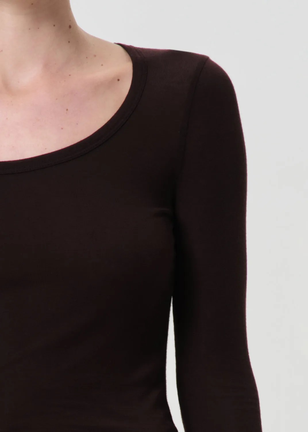 Corey Scoop Neck Tee in Infusion sold by Agolde product image thumbnail 4