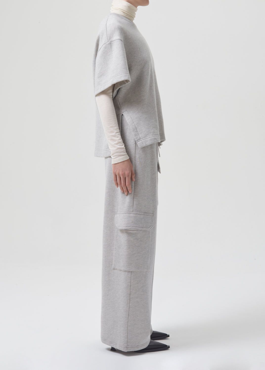 Ash Sweatshirt in Heather Grey sold by Agolde product image thumbnail 3