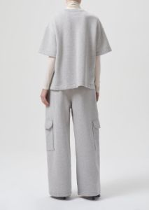 Ash Sweatshirt in Heather Grey sold by Agolde