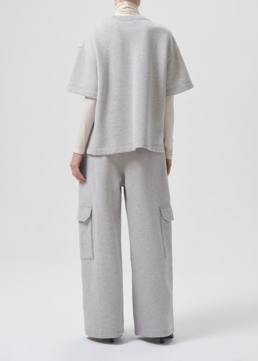 Ash Sweatshirt in Heather Grey sold by Agolde product image thumbnail 2