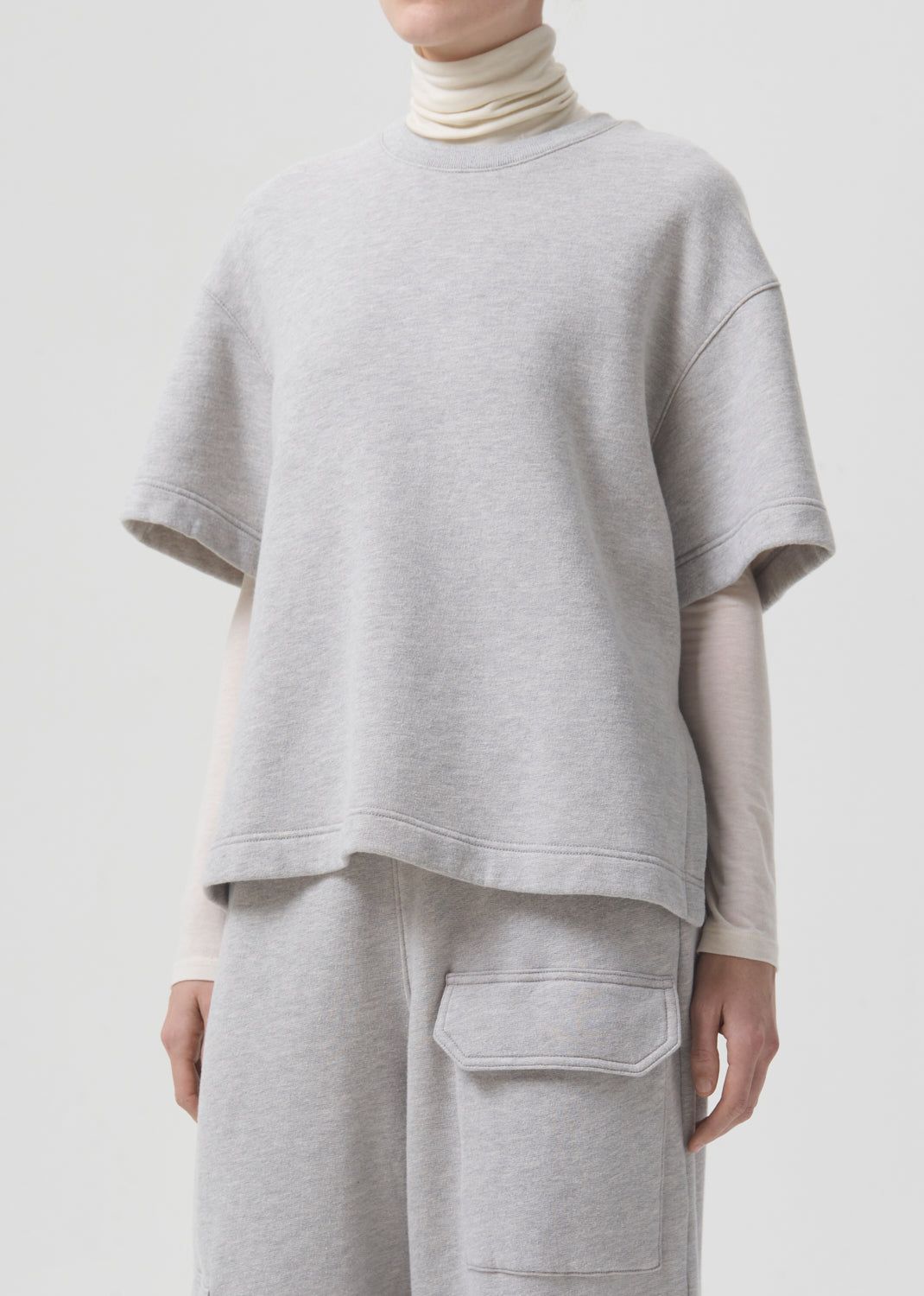 Ash Sweatshirt in Heather Grey sold by Agolde product image thumbnail 5