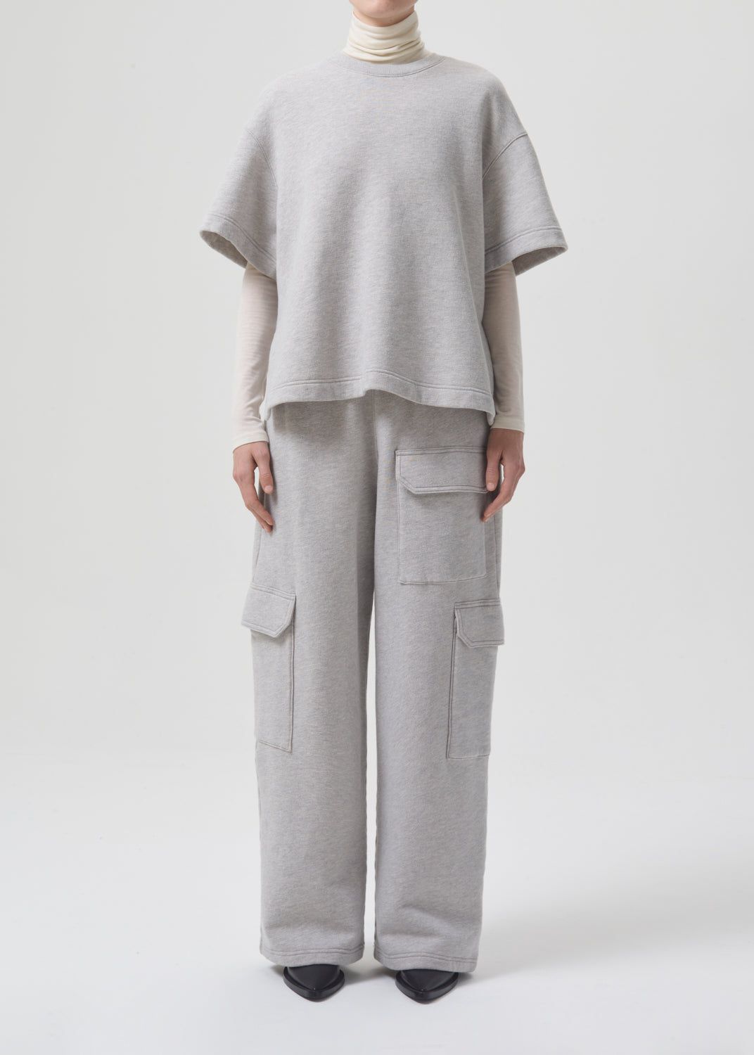 Ash Sweatshirt in Heather Grey sold by Agolde