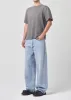 Asha Mock Neck Tee in Flint sold by Agolde
