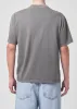 Asha Mock Neck Tee in Flint sold by Agolde