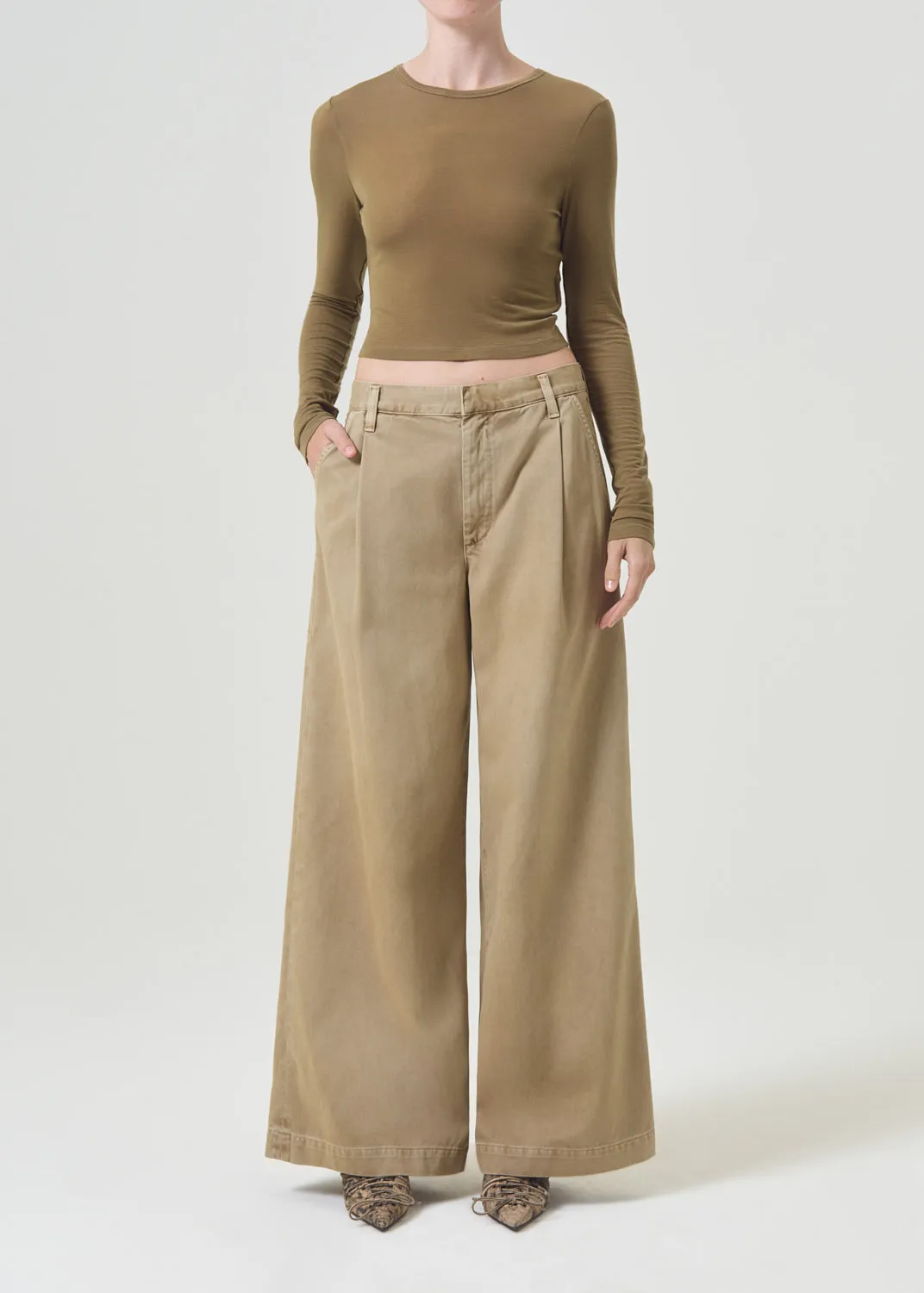 Daryl Pant in Basket sold by Agolde