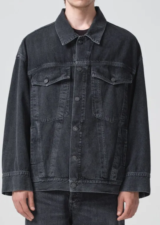 Wayne Vintage Jacket in Spider sold by Agolde product image thumbnail 2