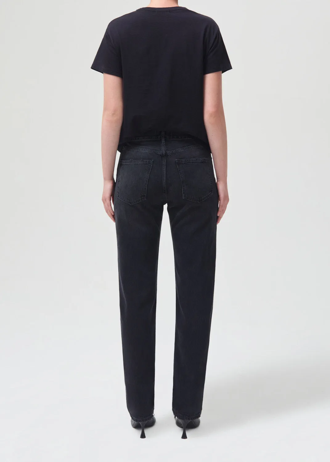 Lana Mid Rise Straight in Conduct sold by Agolde product image thumbnail 3