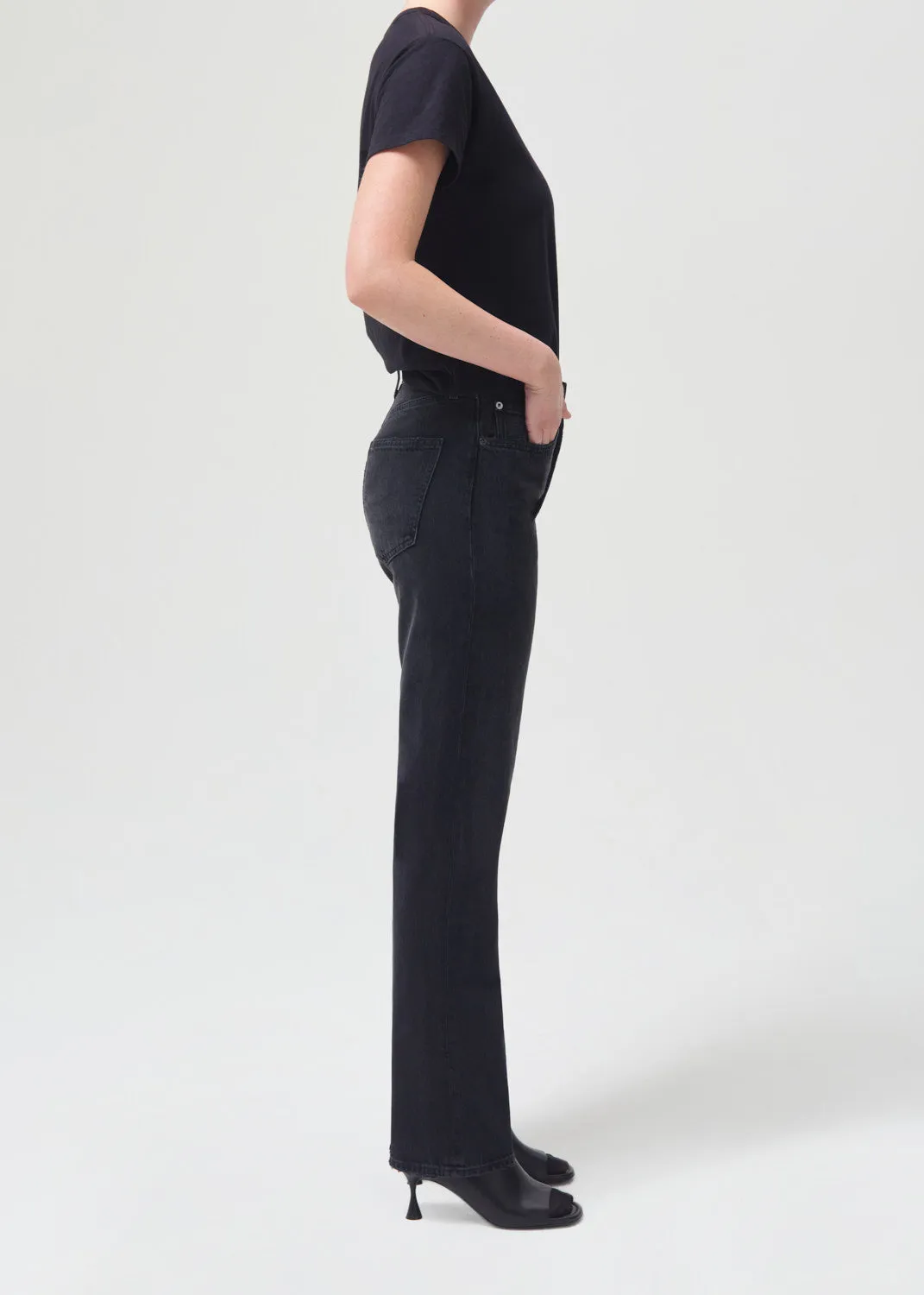 Lana Mid Rise Straight in Conduct sold by Agolde product image thumbnail 4