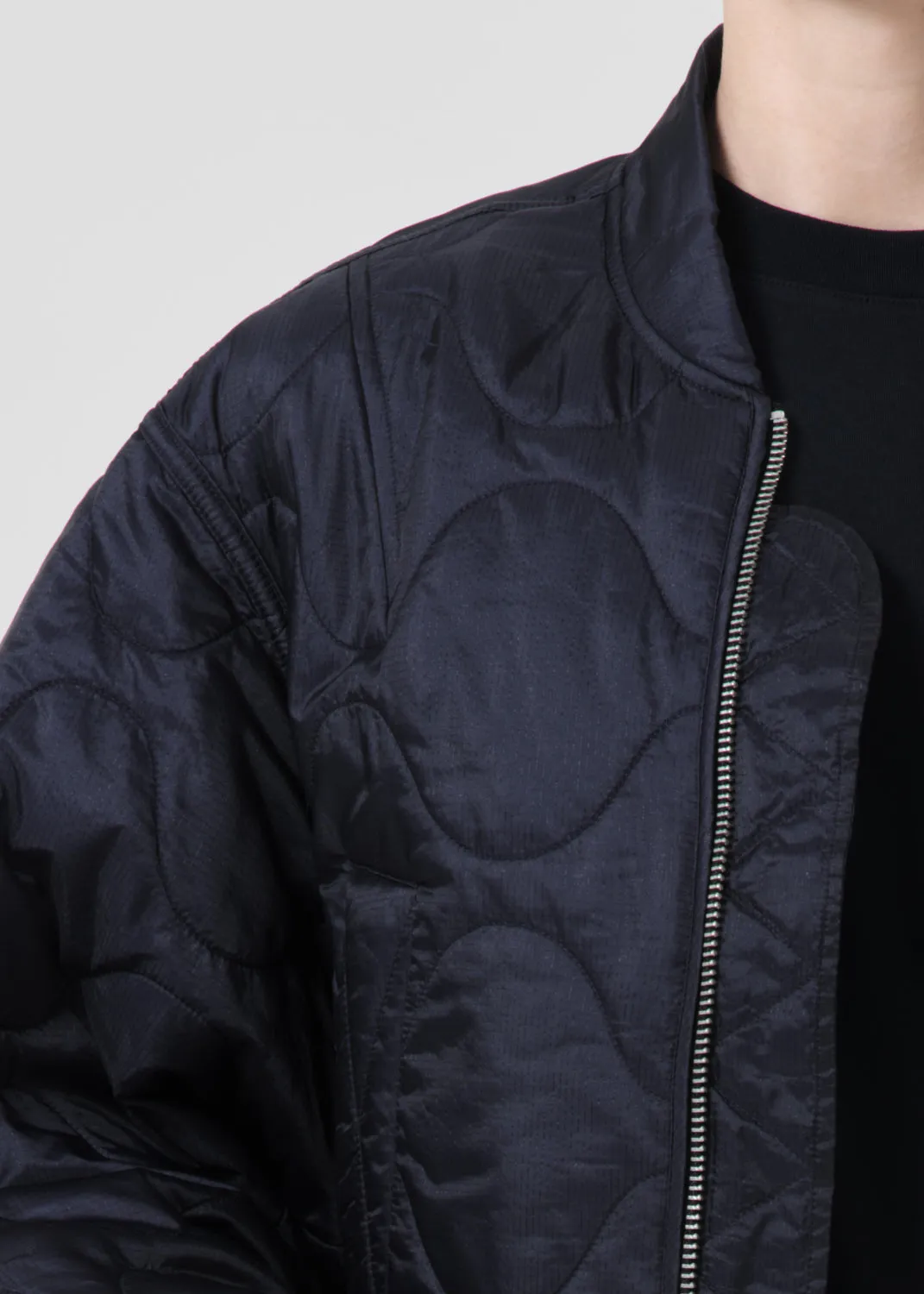 Iona Quilted Jacket in Ink sold by Agolde product image thumbnail 5