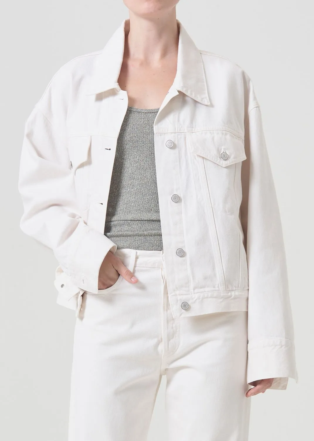 Martika Jacket in Fortune Cookie sold by Agolde