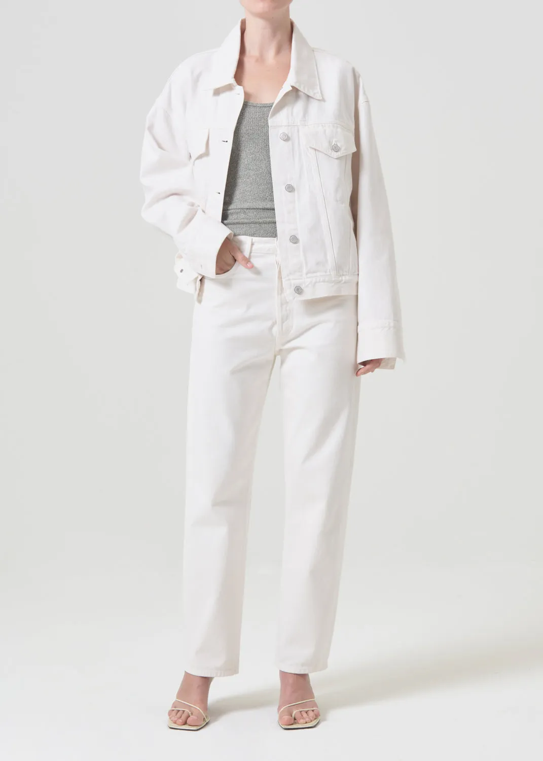 Martika Jacket in Fortune Cookie sold by Agolde product image thumbnail 3