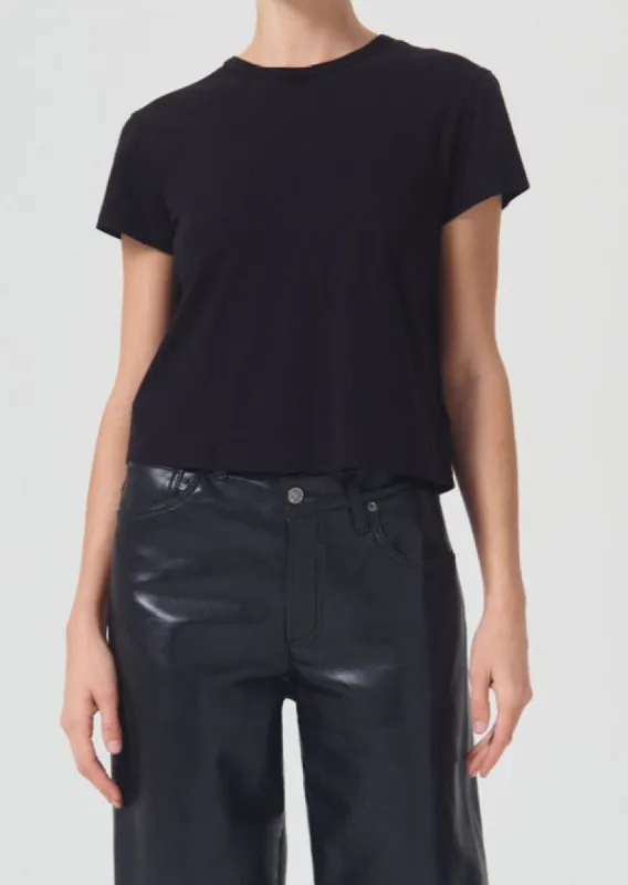 Drew Tee in Black sold by Agolde