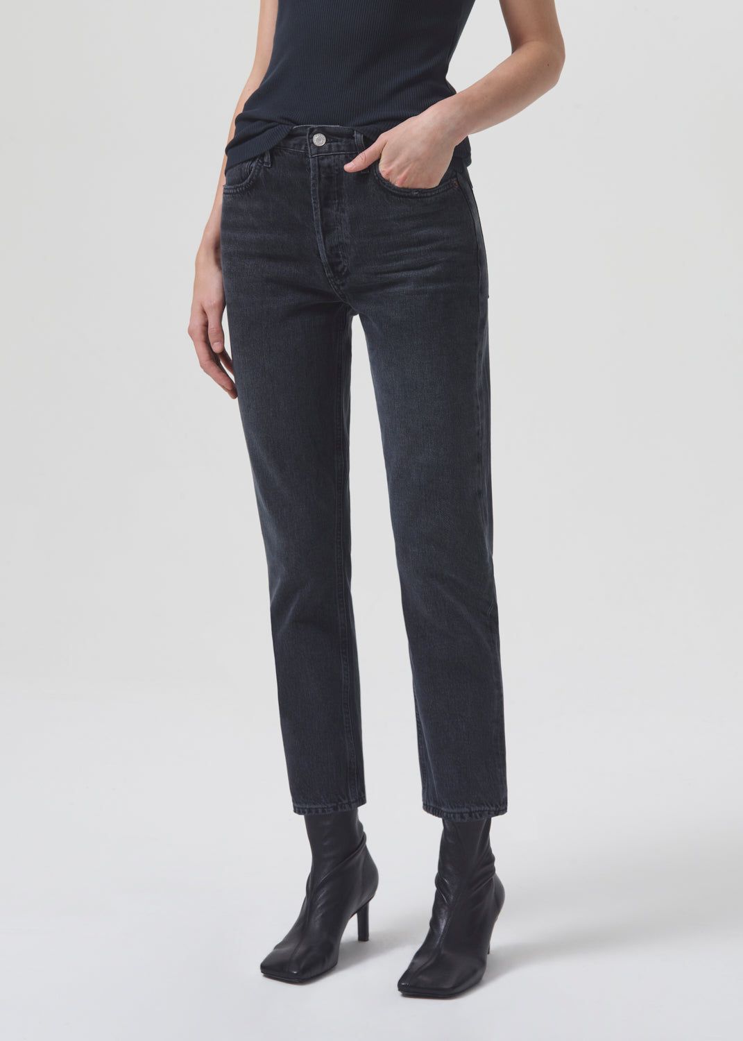 Riley High Rise Straight Crop in Edit sold by Agolde product image thumbnail 3