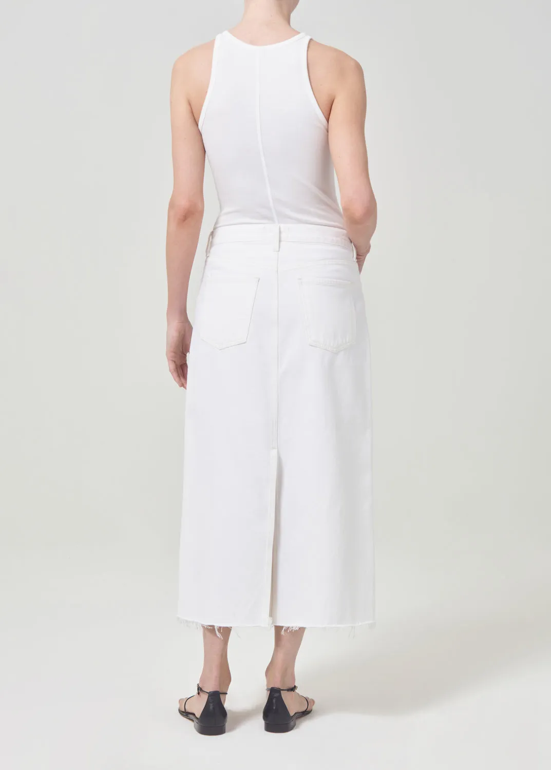 Della Skirt in Milkshake sold by Agolde product image thumbnail 2