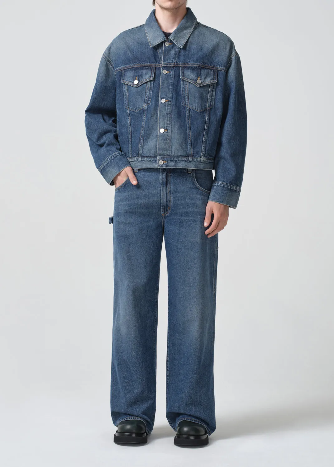 Otto Carpenter Jean in Darkness sold by Agolde