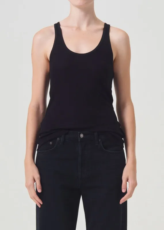 Karla Tank in Black sold by Agolde