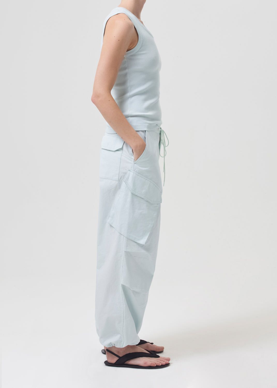Ginerva Cargo Pant in Mochi sold by Agolde product image thumbnail 3
