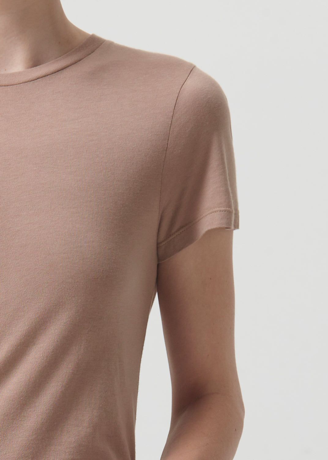 Annise Slim Tee in Wafer sold by Agolde product image thumbnail 5