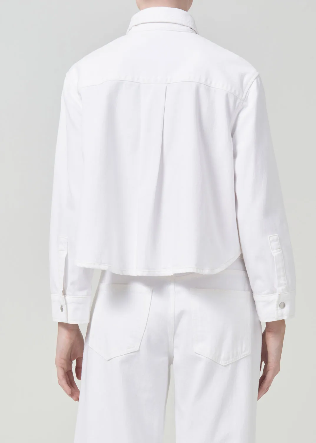 Dagmar Shirt in Milkshake sold by Agolde product image thumbnail 2