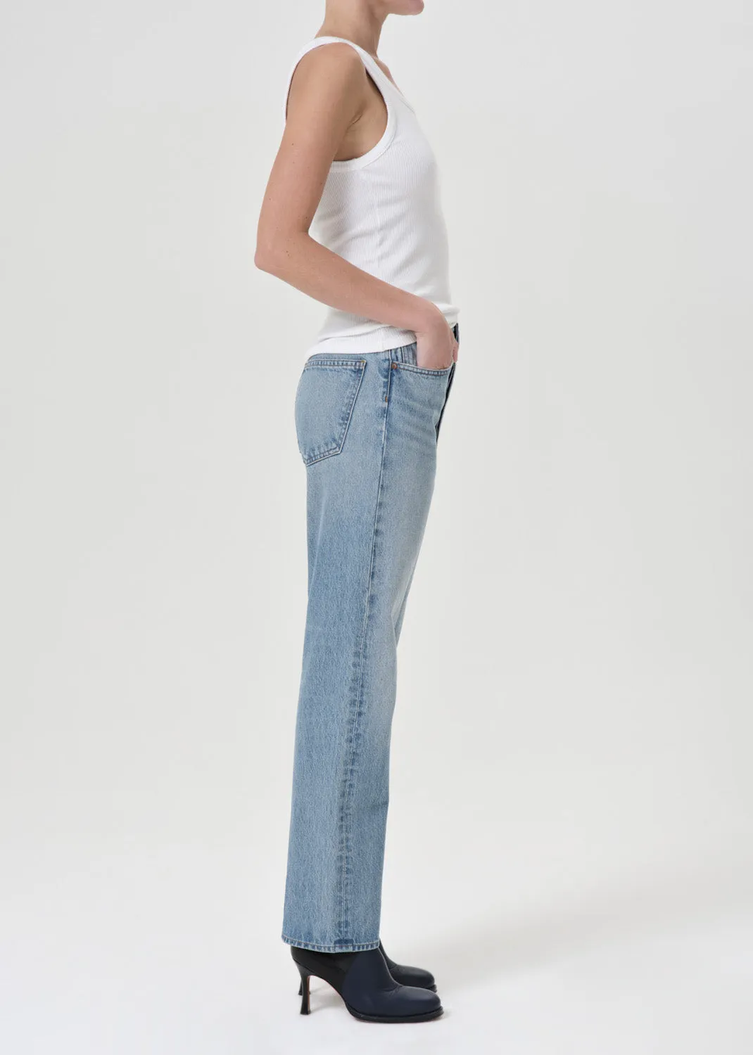 90's Pinch Waist High Rise Straight in Infinite sold by Agolde product image thumbnail 3