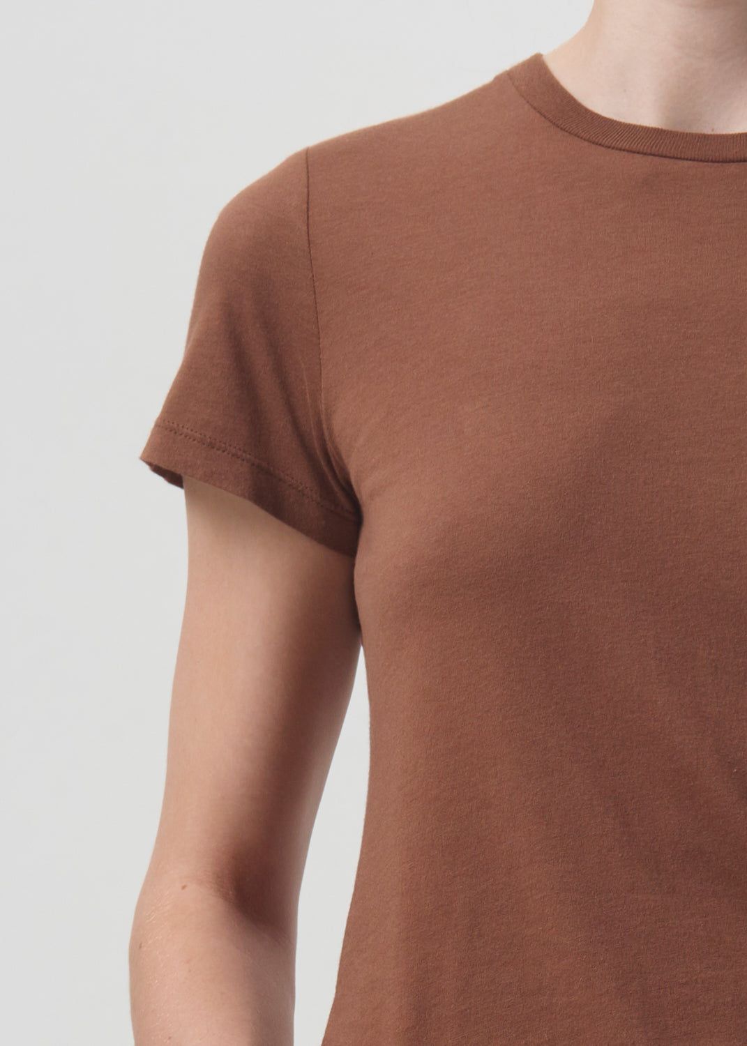 Annise Slim Tee in Beeswax sold by Agolde product image thumbnail 5