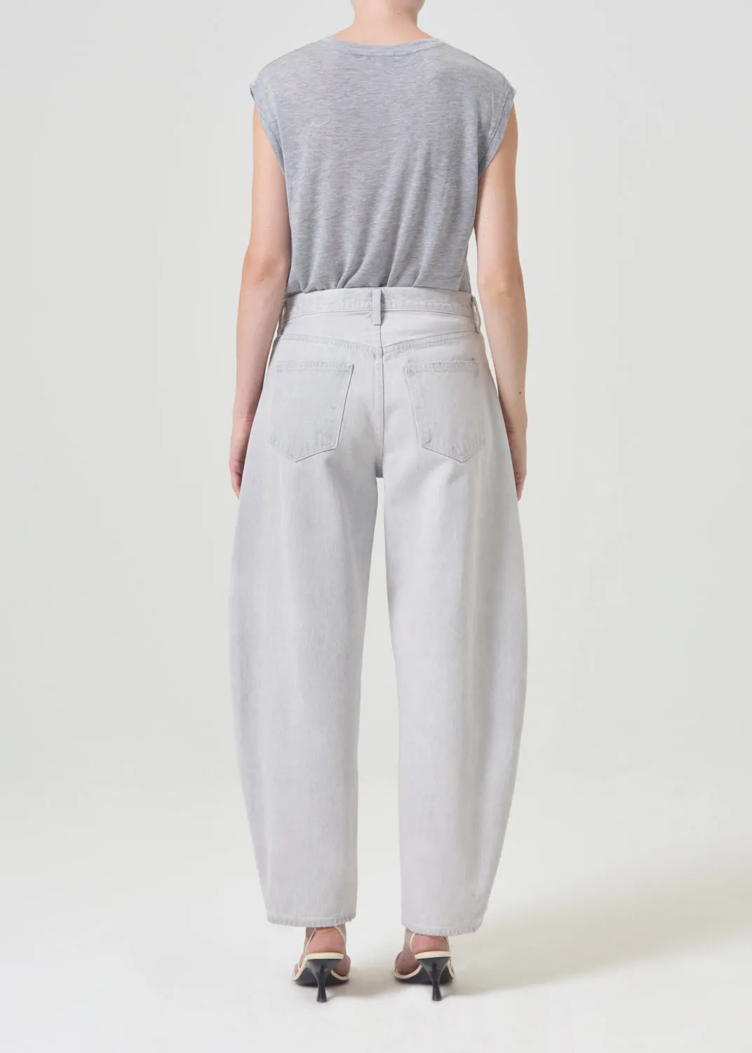 Raya Muscle Tee in Grey Heather sold by Agolde product image thumbnail 3