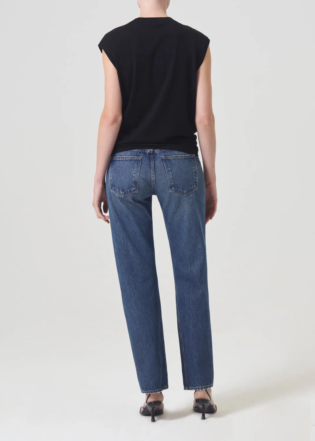 Raya Muscle Tee in Black sold by Agolde product image thumbnail 3