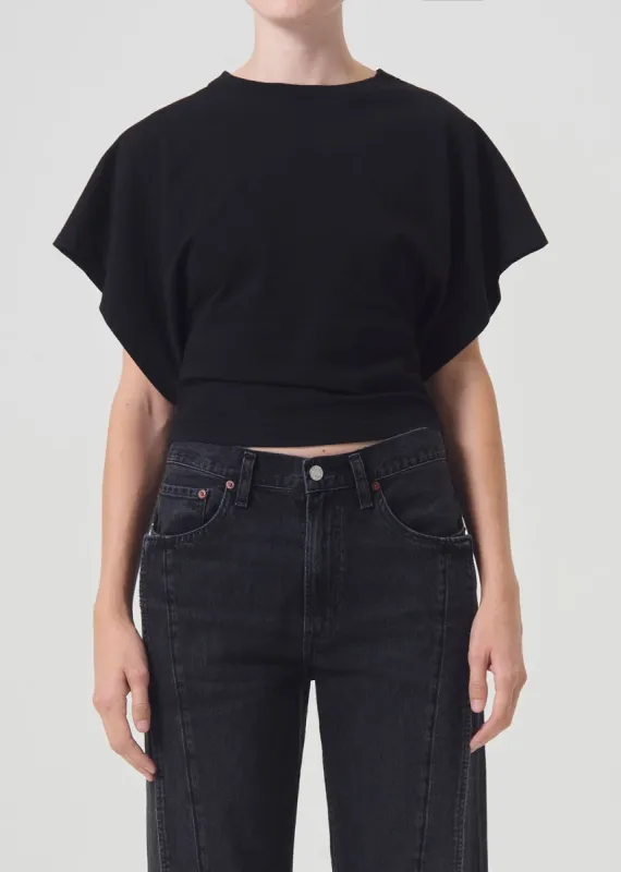 Britt Tee in Black sold by Agolde