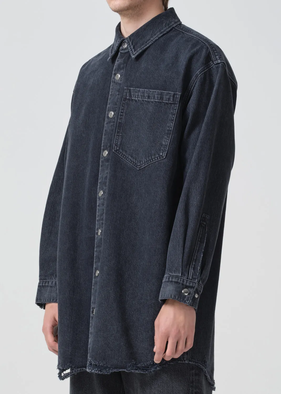 Lucas Shirt in Disappear sold by Agolde product image thumbnail 4