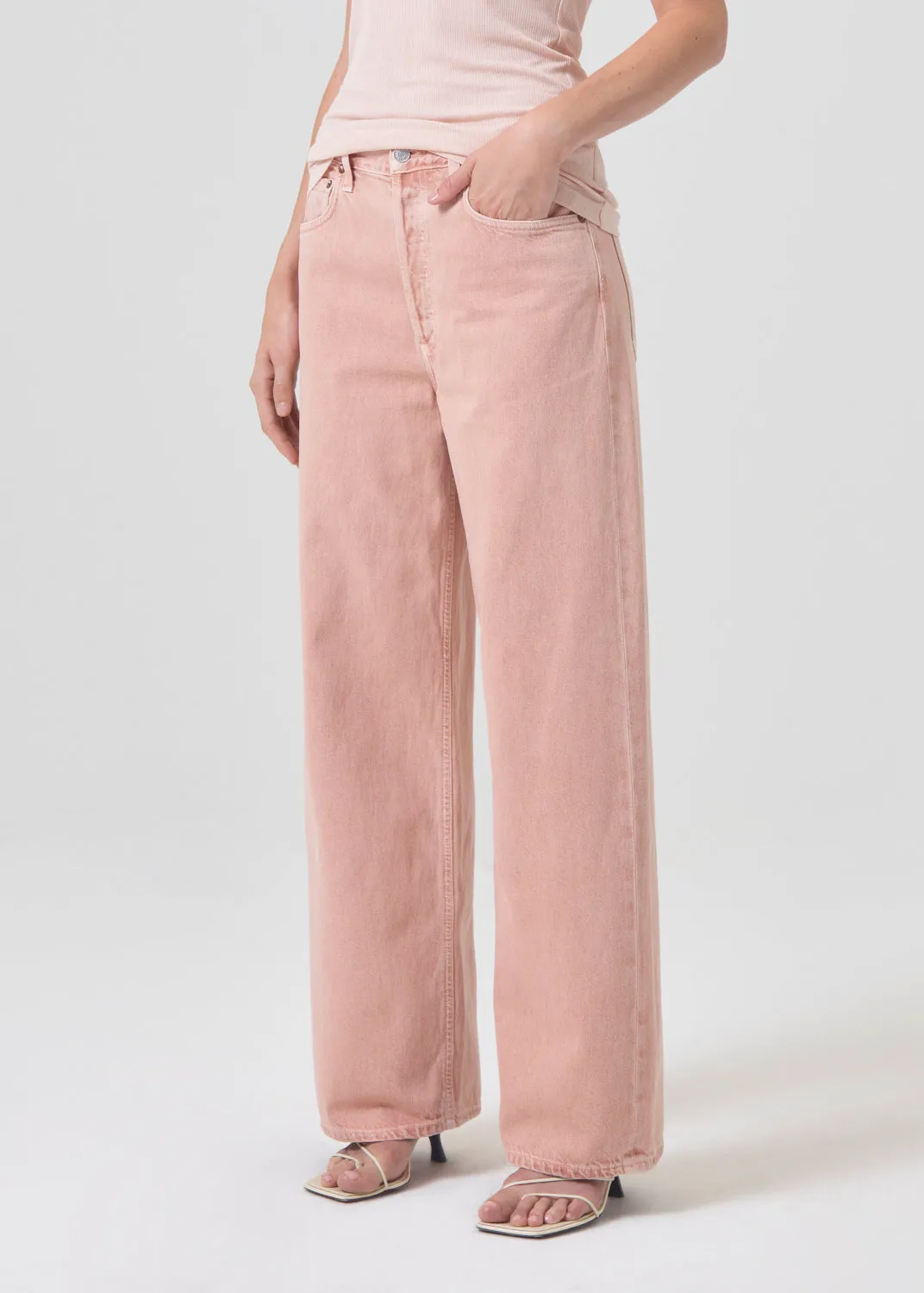 Low Slung Baggy 30.5" in Pink Salt sold by Agolde product image thumbnail 4