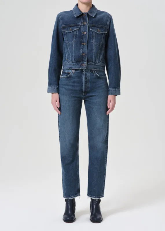 90's Pinch Waist High Rise Straight in Range sold by Agolde