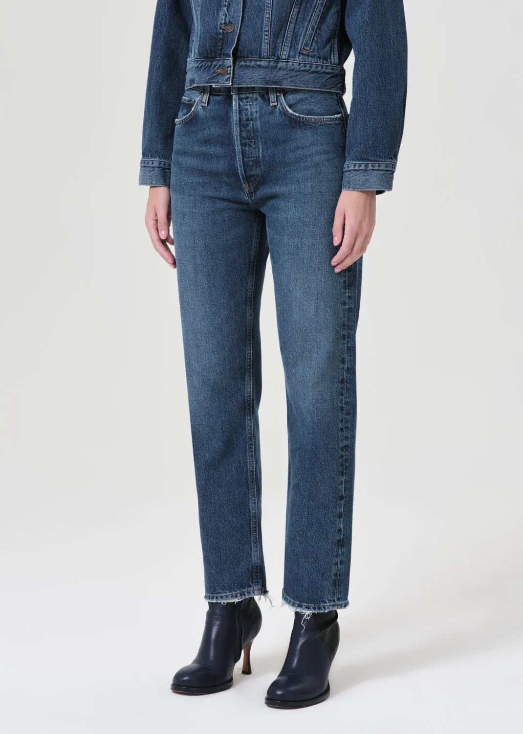 90's Pinch Waist High Rise Straight in Range sold by Agolde product image thumbnail 4