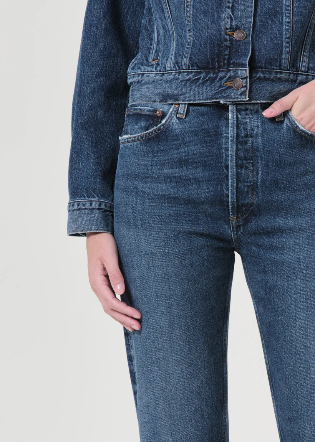 90's Pinch Waist High Rise Straight in Range sold by Agolde product image thumbnail 5