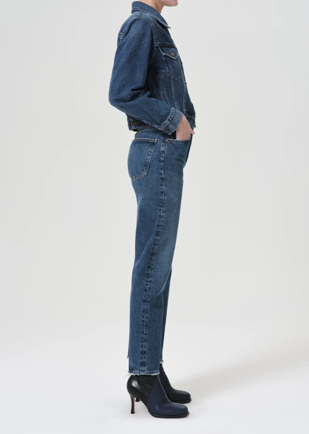 90's Pinch Waist High Rise Straight in Range sold by Agolde product image thumbnail 3