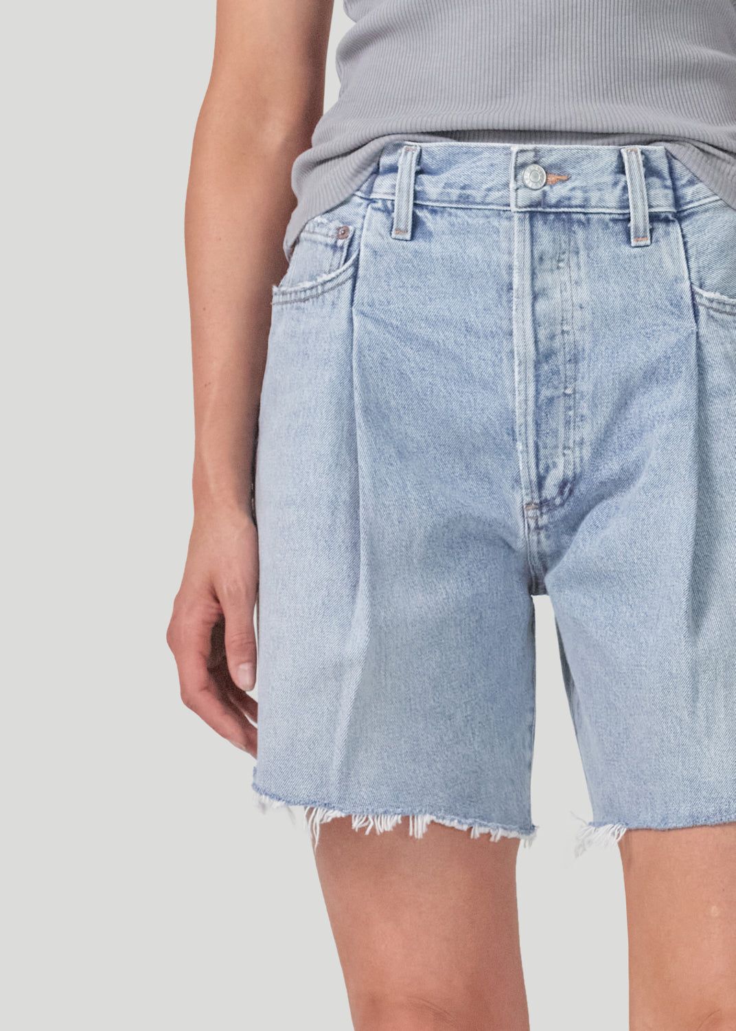 Fold Waistband Short in Sideline sold by Agolde product image thumbnail 5