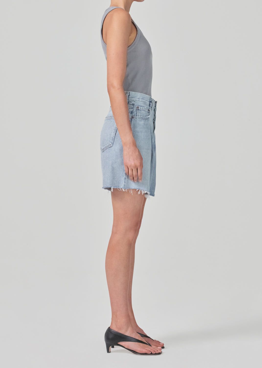 Fold Waistband Short in Sideline sold by Agolde product image thumbnail 3