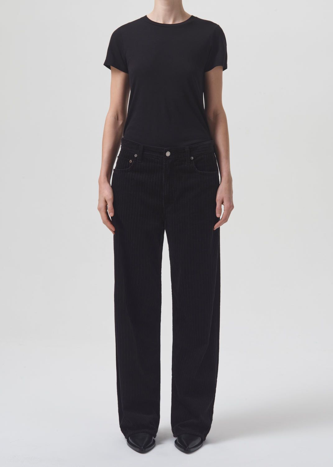 Low Slung Baggy Corduroy in Wig sold by Agolde