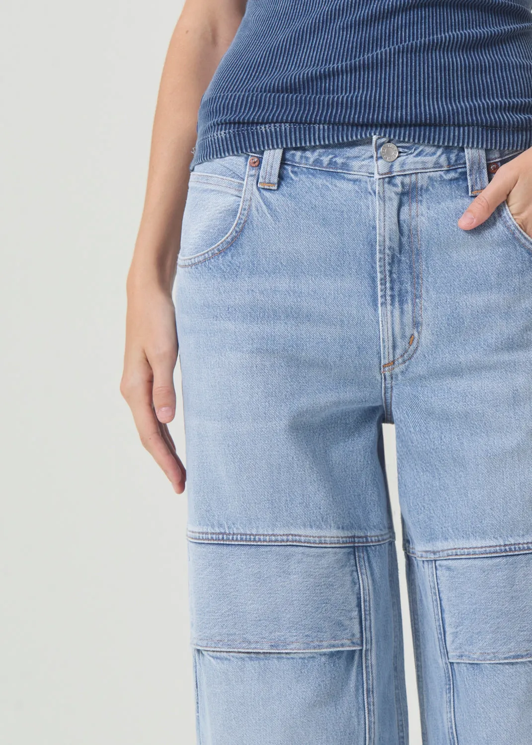 Tanis Utility Jean in Conflict sold by Agolde product image thumbnail 5