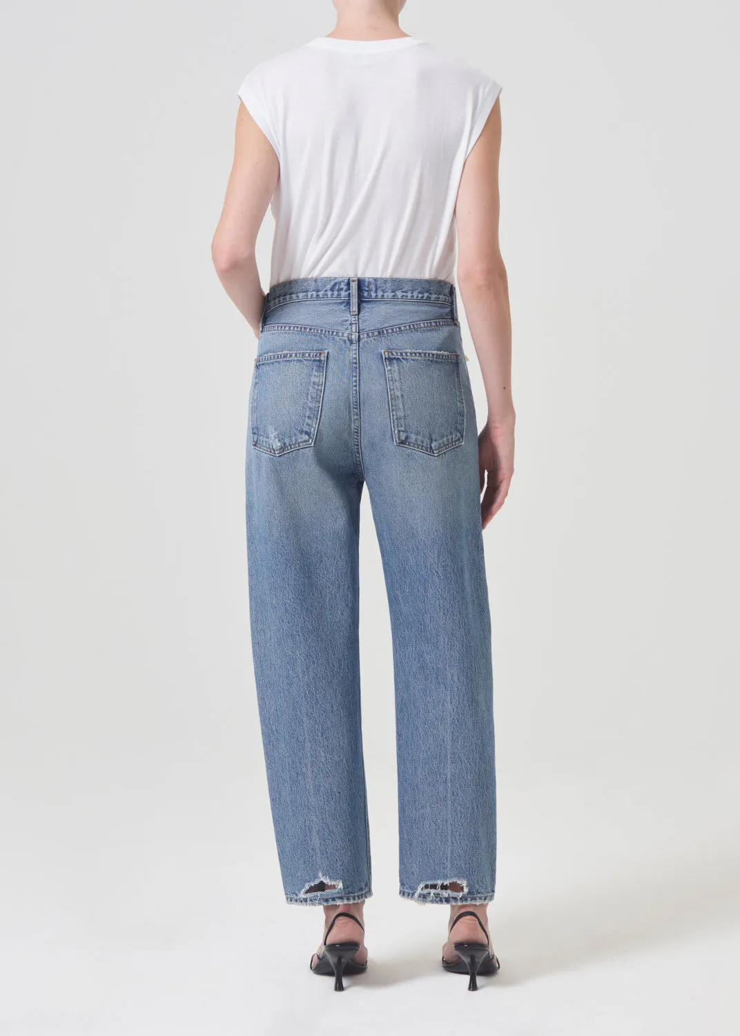 90's Crop Mid Rise Straight in Hooked sold by Agolde product image thumbnail 2