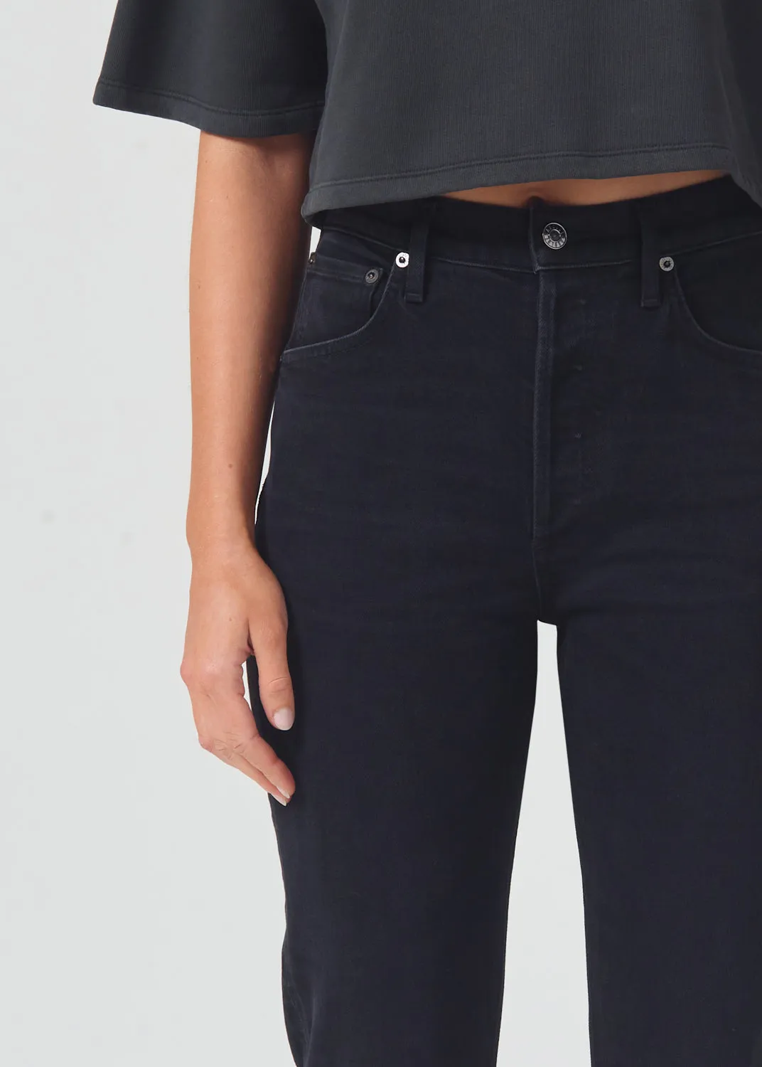 Riley Long High Rise Straight (Stretch) in Compilation sold by Agolde product image thumbnail 5