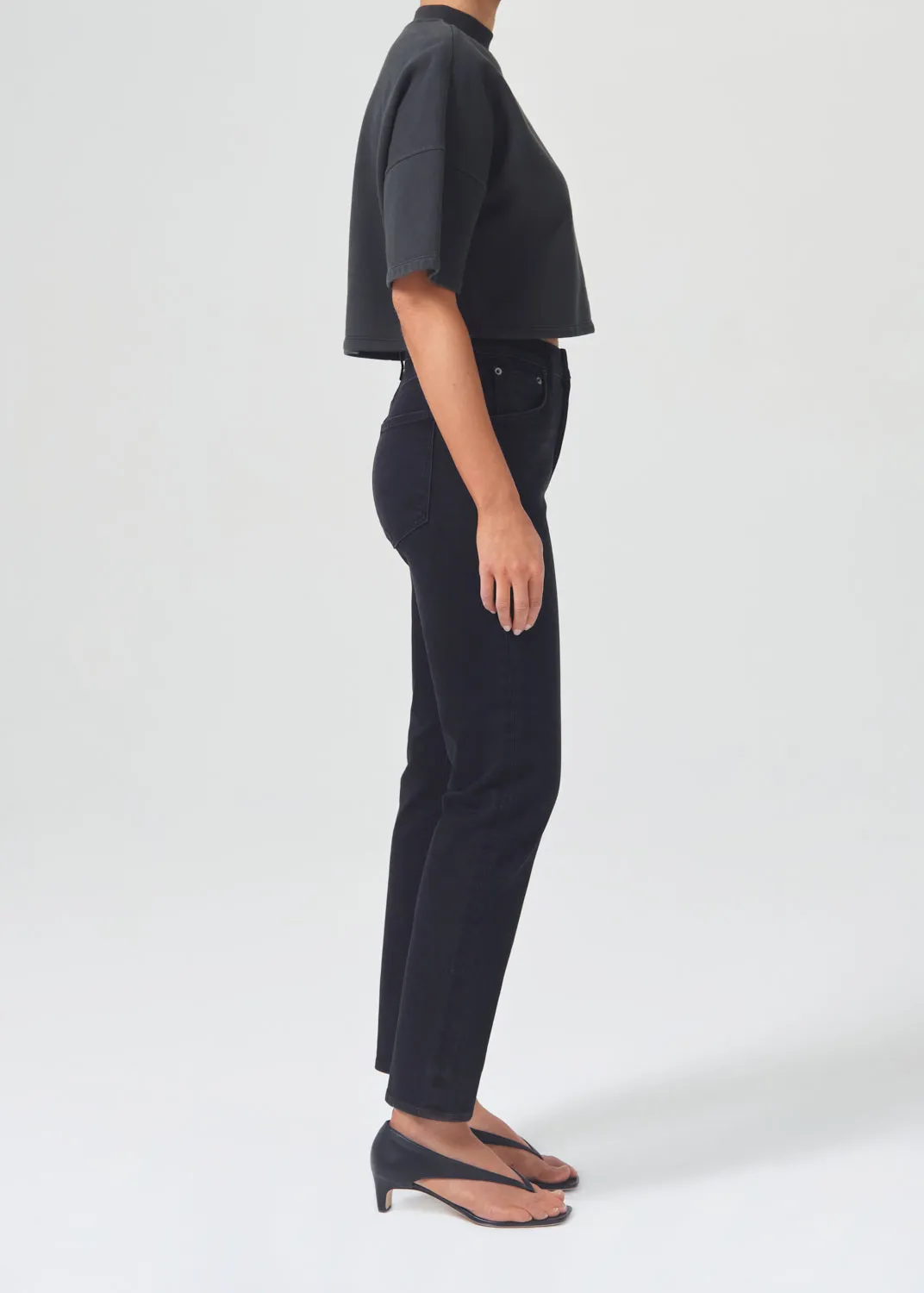 Riley Long High Rise Straight (Stretch) in Compilation sold by Agolde product image thumbnail 3