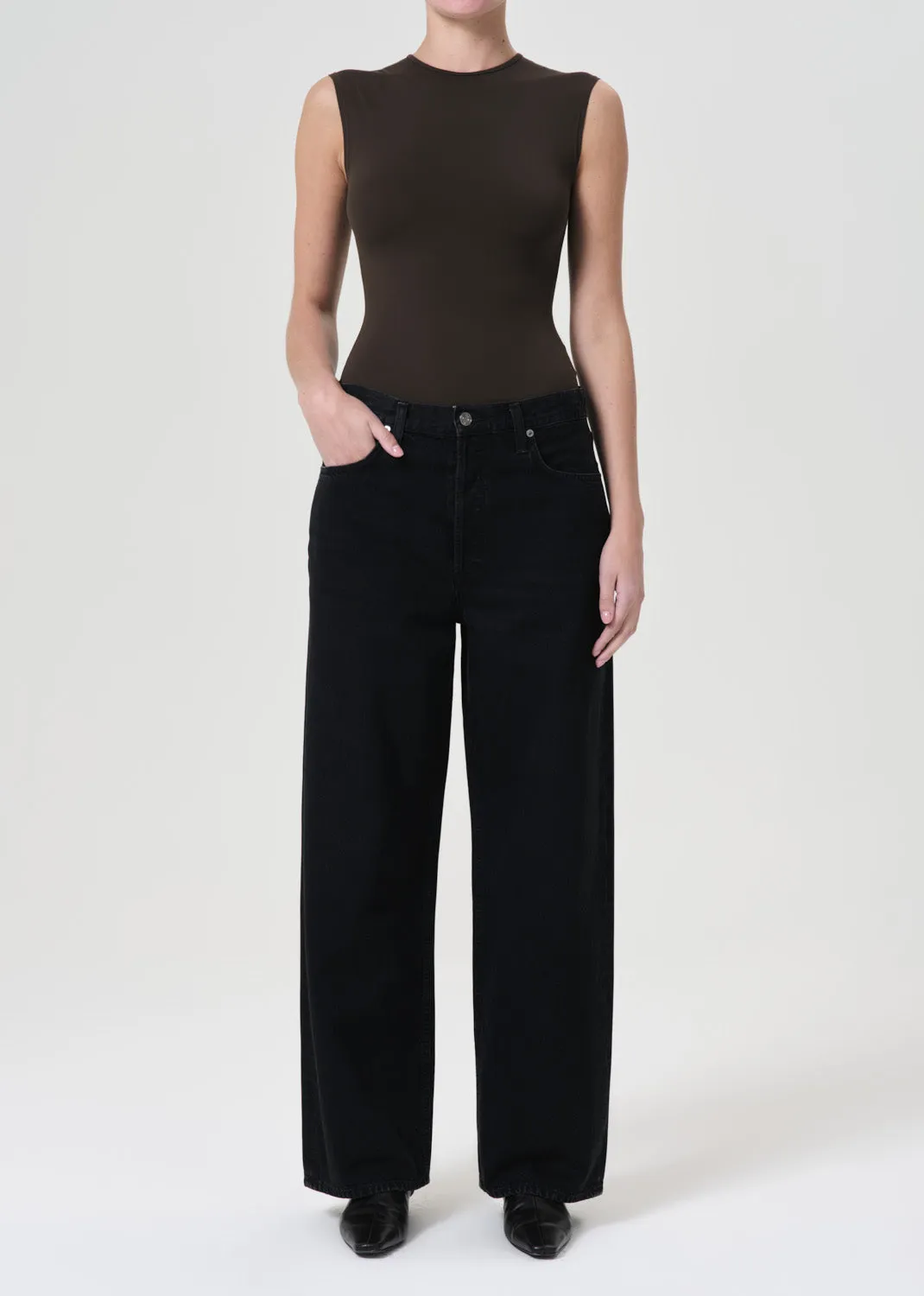 Low Slung Baggy 30.5" in Crushed sold by Agolde