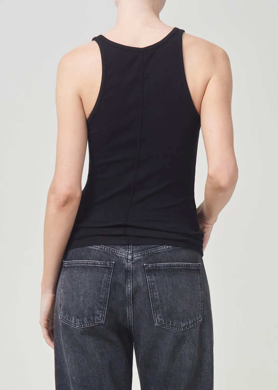 Zane Tank in Black sold by Agolde product image thumbnail 3